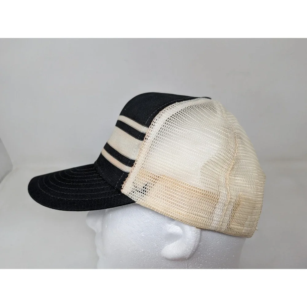 Vintage All Pro Kmart 3 Stripe Mesh Trucker Snapback Baseball Cap‎ Hat 1970s 70s